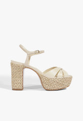 Keefa Raffia Platform Sandal