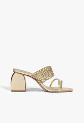 Aberdeen Mid Metallic Sandal