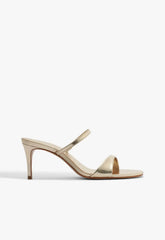 Jessica Mid Mule Metallic Sandal