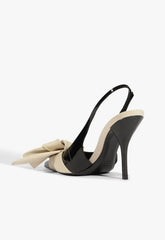 Liora Bow Patent Leather Pump