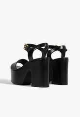 Tuke Leather Platform Sandal