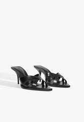 Keefa Leaf Mule Leather Sandal