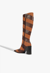 Raffaela Up Chevron Leather Boot