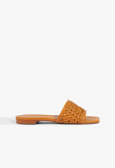Juliet Leather Flat Sandal