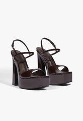 Arlene Patent Sandal