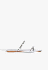 Nylle Metallic Flat Sandal