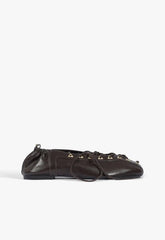 Lola Leather Flat
