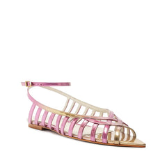 Iris Specchio Leather Flat