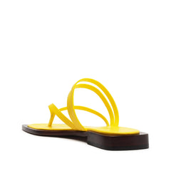 Rania Leather Flat Sandal