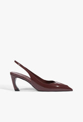 Scarlet Patent Pump