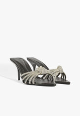 Pearline Leather Stiletto Sandal
