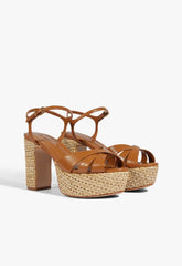 Keefa Raffia Platform Sandal