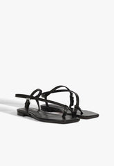 Lisa Leather Flat Sandal