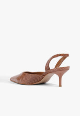 Paola Mid Leather Pump