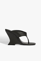 Maya Raffia Wedge Sandal