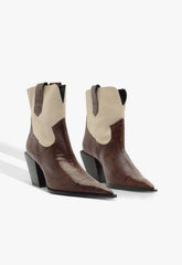 Memphis Croc Bootie
