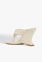 Maya Raffia Wedge Sandal