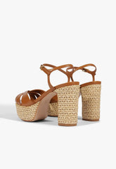 Keefa Raffia Platform Sandal