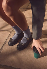 Dafne Leather Flat