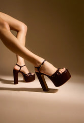 Tara Platform Leather Sandal