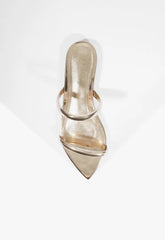 Nylle Metallic Flat Sandal