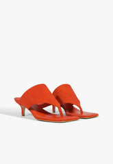 Sage Suede Stiletto Sandal