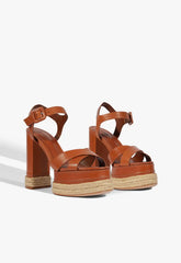 Hilda Rope High Leather Sandal