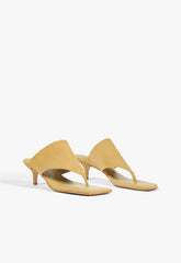 Sage Suede Stiletto Sandal