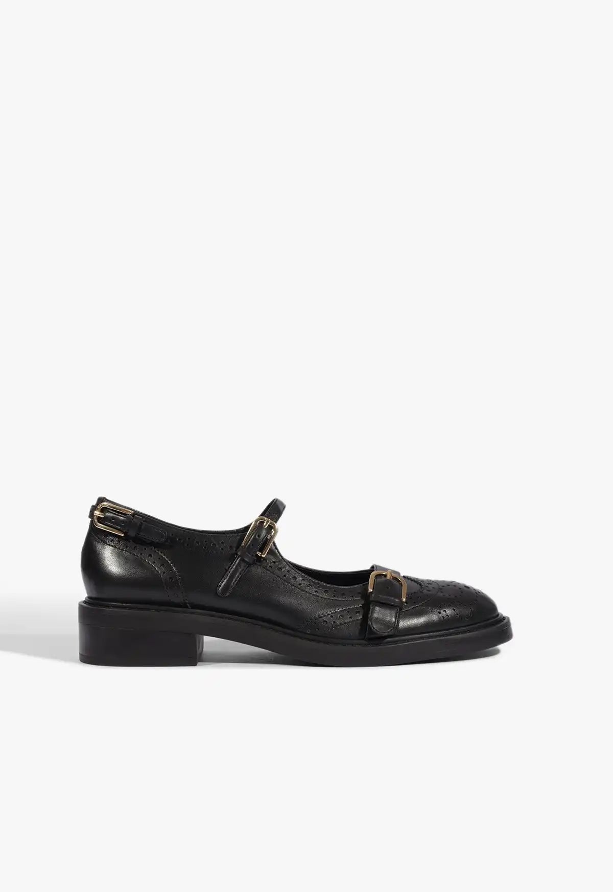 Dafne Leather Flat