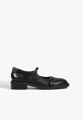 Dafne Leather Flat
