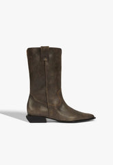 Ashley Leather Bootie