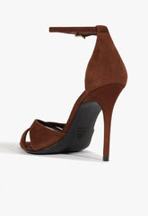 Hilda Leaf Suede Sandal