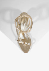 Cleo Metallic Leather Sandal
