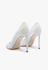 Lou High Stiletto White Pump