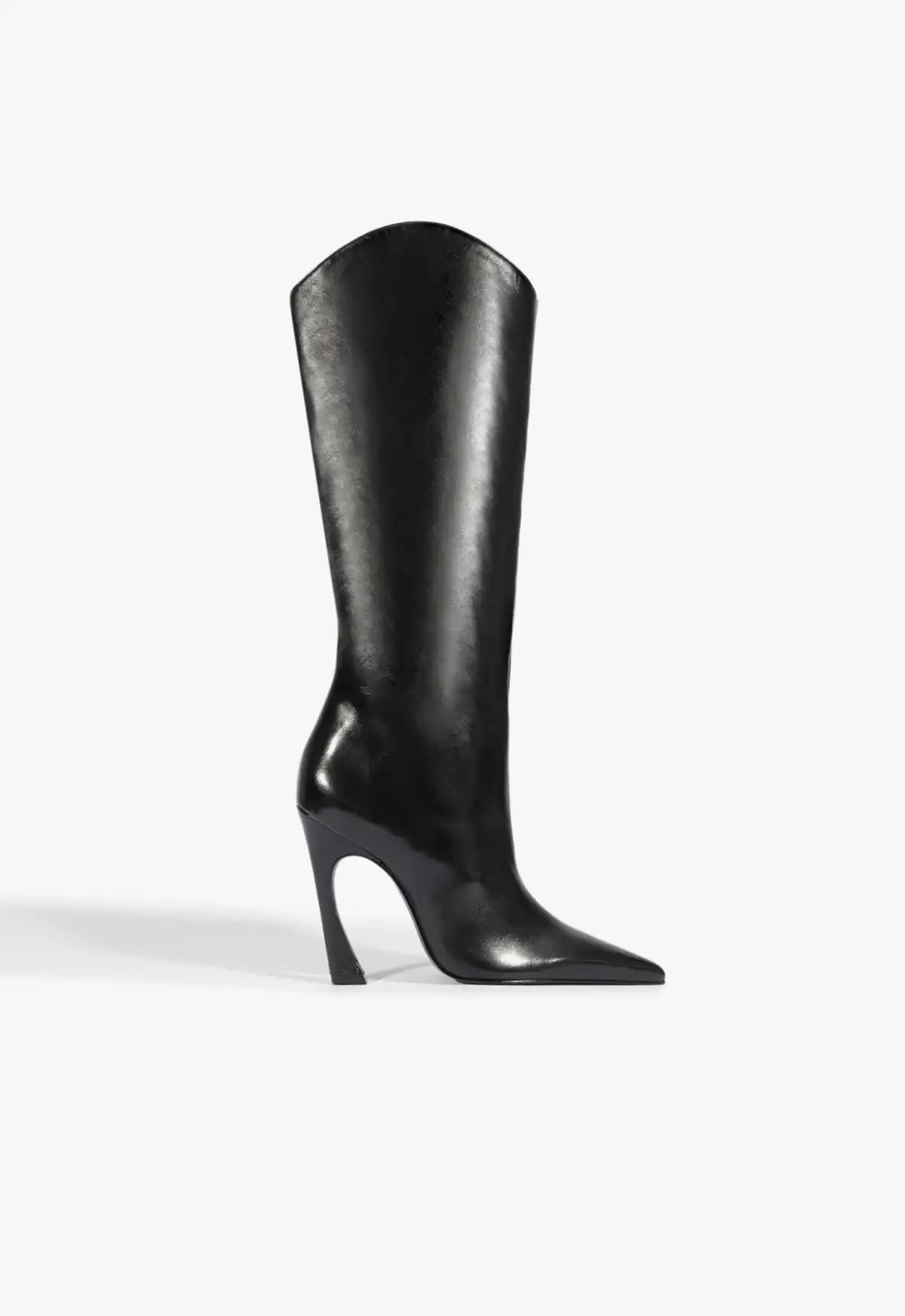 Maryann Up Curve Leather Boot