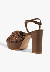 Marbella Leather Platform Sandal