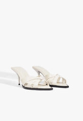 Keefa Leaf Mule Leather Sandal