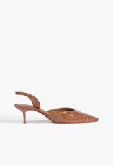 Paola Mid Leather Pump