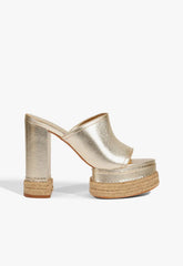 Darah Rope Metallic Leather Sandal
