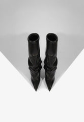 Mikki Cloak Leather Bootie