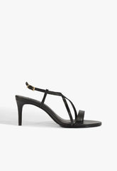 Avaline Leather Stiletto Sandal