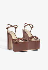 Tara Platform Leather Sandal