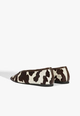 Courtney Hair Calf Flat