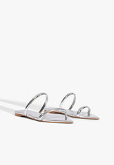 Nylle Metallic Flat Sandal