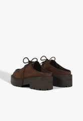 Cia Mule Suede Flat