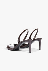 Scarlett Sling Mid Patent Leather Sandal