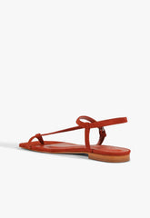 Lisa Suede Flat Sandal