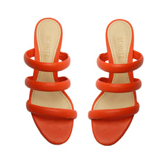 Olly Mid Block Nappa Leather Sandal