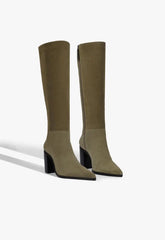 Mikki Up Block Suede Boot