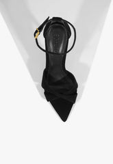 Hilda Leaf Suede Sandal